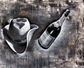 2008-mixed media hat & champagne.jpg
